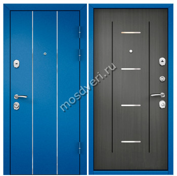Синие входные двери в квартиру SVK-26 - купить от производителя Мосдвери Синие входные двери в квартиру SVK-26